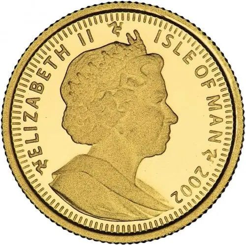 Isle of Man 1/25 Crown - Elizabeth II Polyjuice Potion obverse