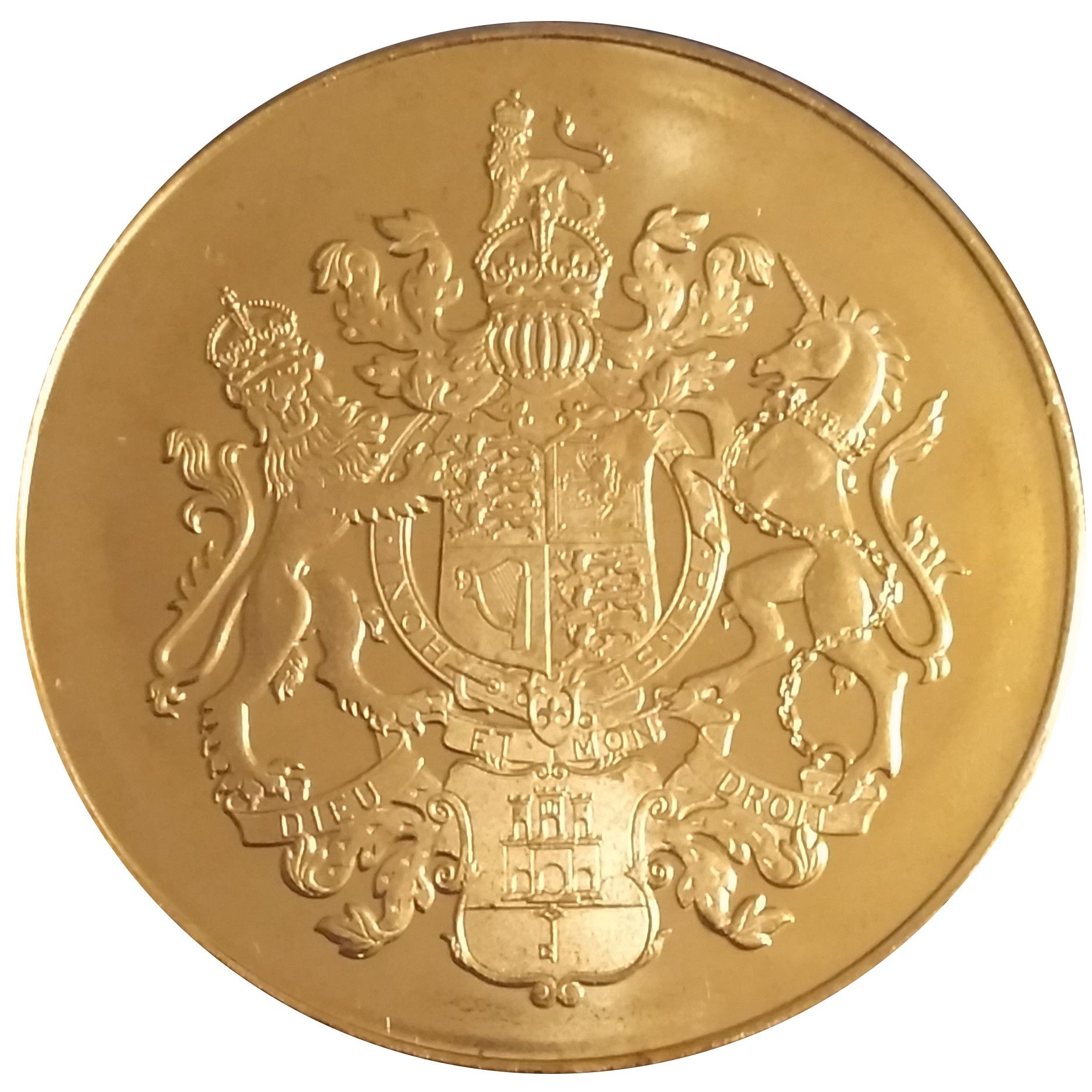 Gibraltar 5 Pounds - Charles III Coronation