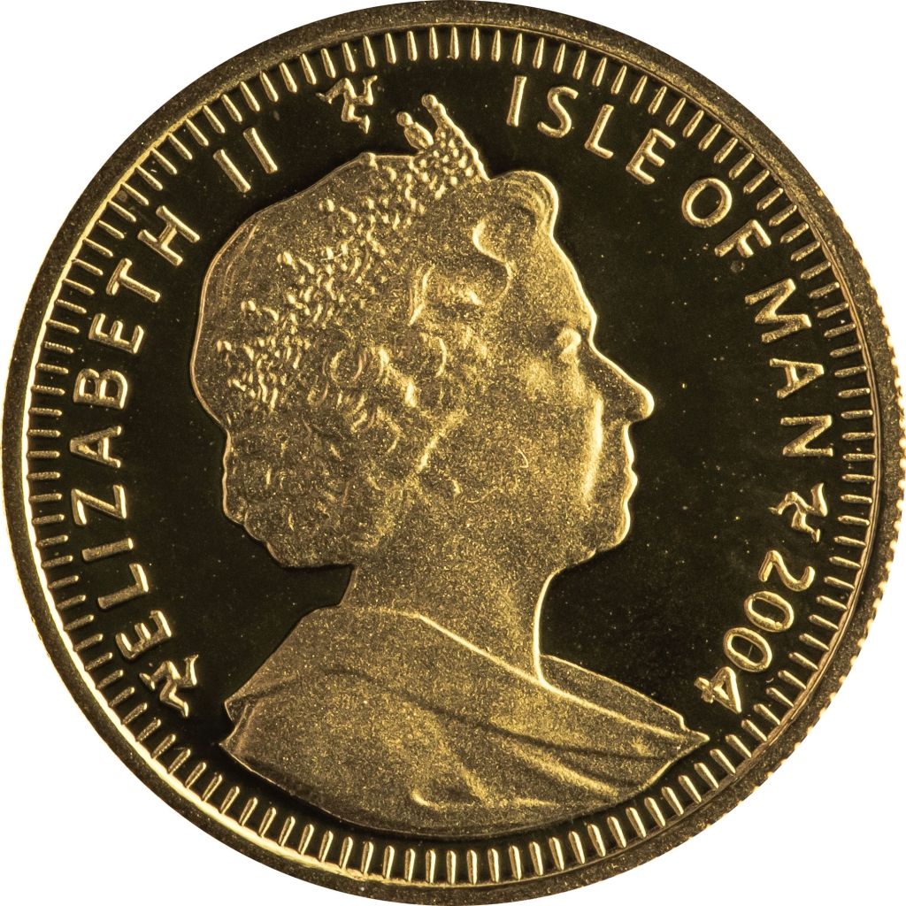 Isle of Man ⅒ Crown - Elizabeth II Tonkinese Cat obverse