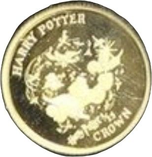 Isle of Man 1/25 Crown - Elizabeth II Harry looks for the correct key