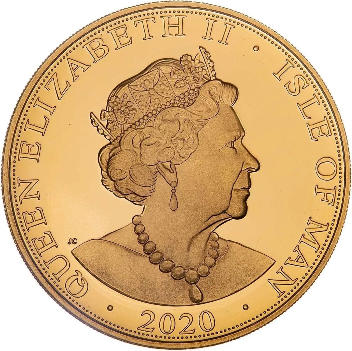 Isle of Man 2 Sovereigns - Elizabeth II Battle of Britain - Scrambling Pilots obverse