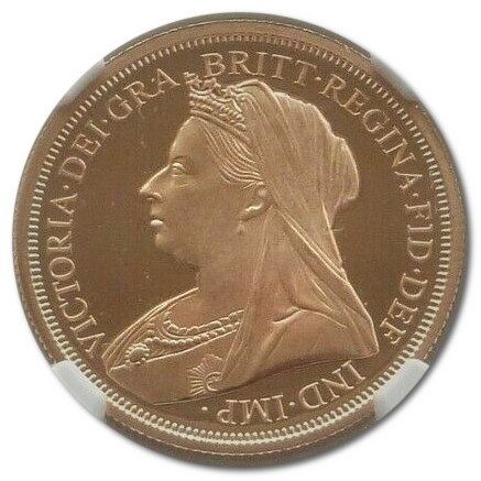 Gibraltar 1 Sovereign - Elizabeth II Queen Victoria