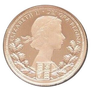 Gibraltar 2 Sovereigns - Elizabeth II Platinum Jubilee