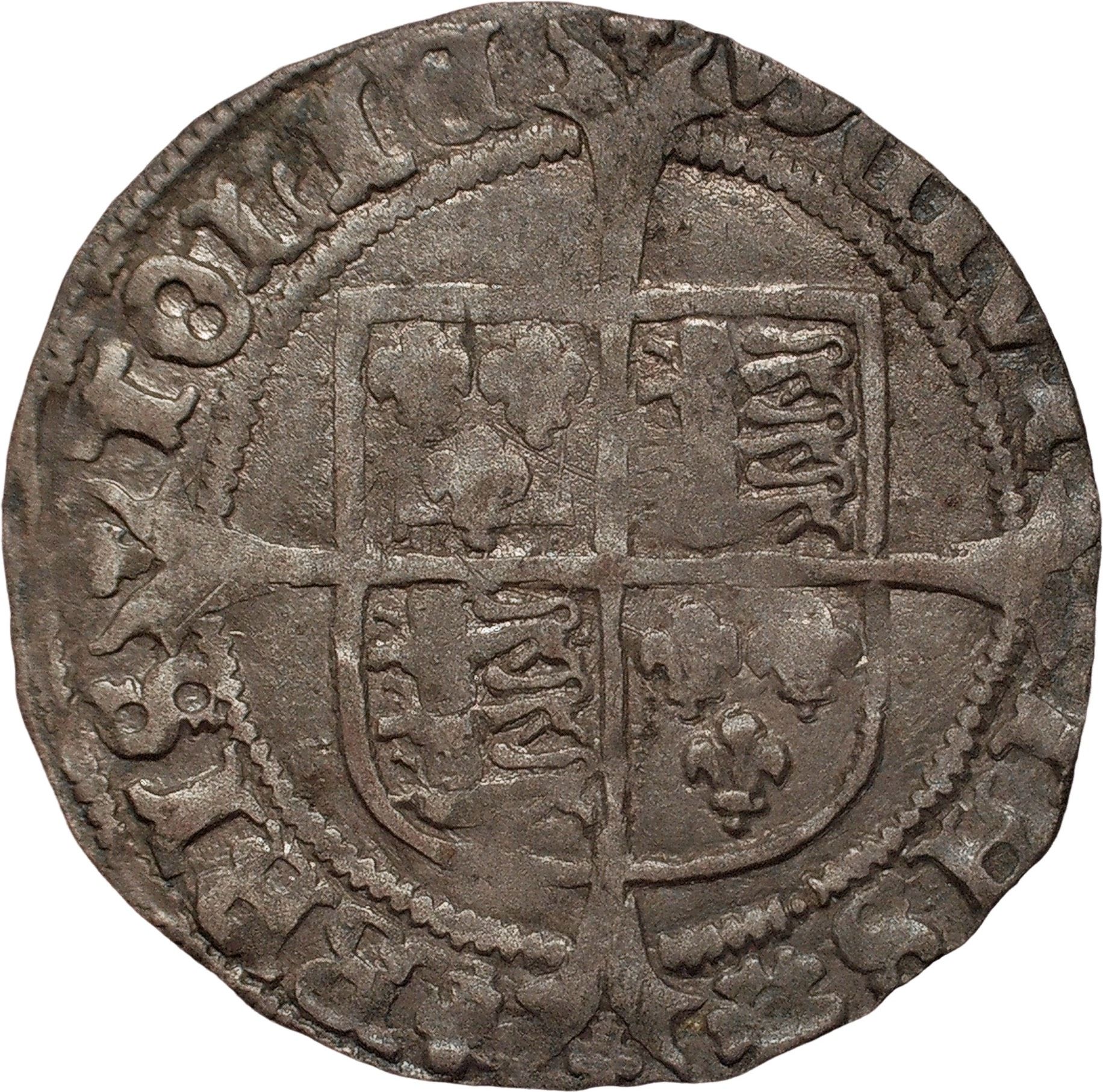 1 Groat - Henry VIII 3rd coinage; Bristol