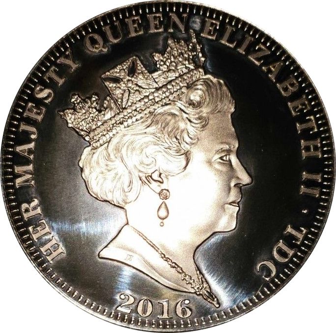 Tristan da Cunha 5 Crowns - Elizabeth II Birth of Queen Elizabeth II obverse