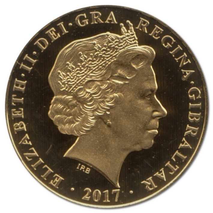 Gibraltar 10 Pounds - Elizabeth II House of Windsor obverse