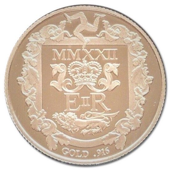 Isle of Man 2 Sovereigns - Elizabeth II Platinum Jubilee