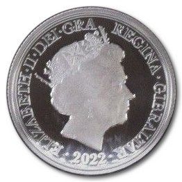 Gibraltar 2 Sovereigns - Elizabeth II Saint George’s Battle obverse