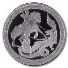 Gibraltar 2 Sovereigns - Elizabeth II Saint George’s Battle