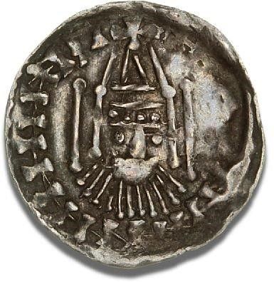 Hiberno-Norse Dublin 1 Penny - Anonymous Canopy type obverse