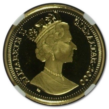 Gibraltar ⅕ Royal - Elizabeth II Cherubs obverse
