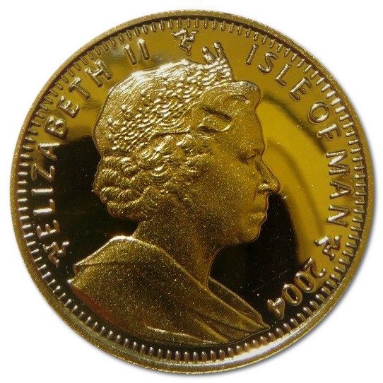 Isle of Man ⅕ Crown - Elizabeth II 2006 FIFA World Cup obverse