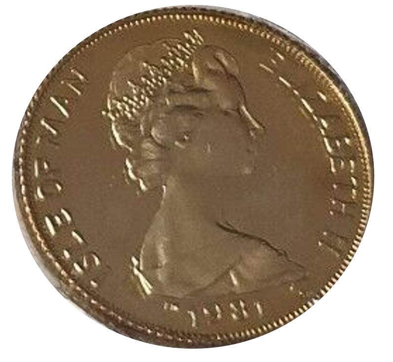 Isle of Man 1 Crown - Elizabeth II Sir Francis Chichester; Gold Proof 9ct obverse