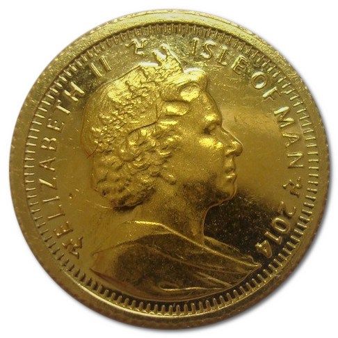 Isle of Man 1/25 Crown - Elizabeth II Figure Skating obverse