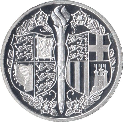 Gibraltar 1 Sovereign - Elizabeth II Strength and Stay; Silver Proof