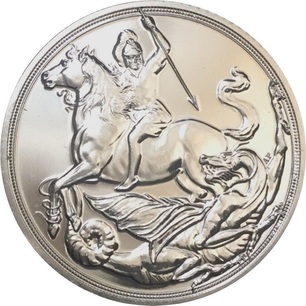 Gibraltar ¼ Sovereign - Elizabeth II Saint George