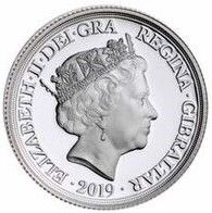 Gibraltar 2 Sovereigns - Elizabeth II Saint George obverse