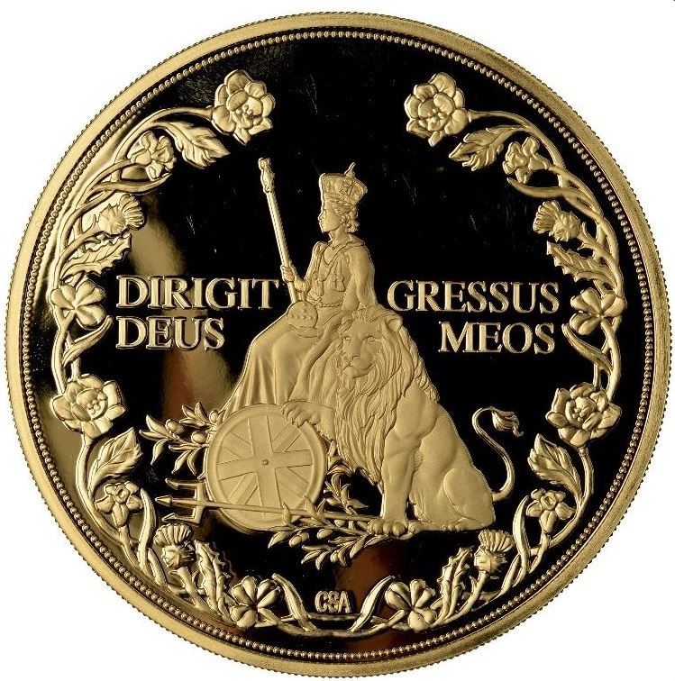 Gibraltar 25 Pounds - Elizabeth II Elizabeth II and the Lion
