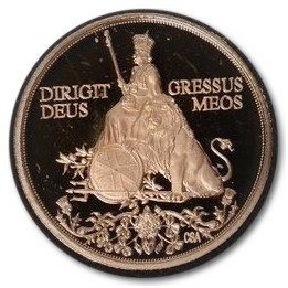 Gibraltar ½ Sovereign - Elizabeth II Elizabeth II and the Lion