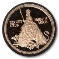 Gibraltar ¼ Sovereign - Elizabeth II Elizabeth II and the Lion