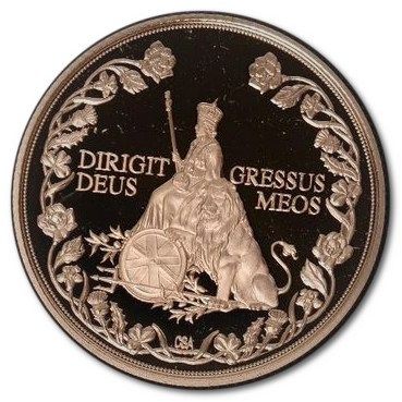 Gibraltar 2 Sovereigns - Elizabeth II Elizabeth II and the Lion