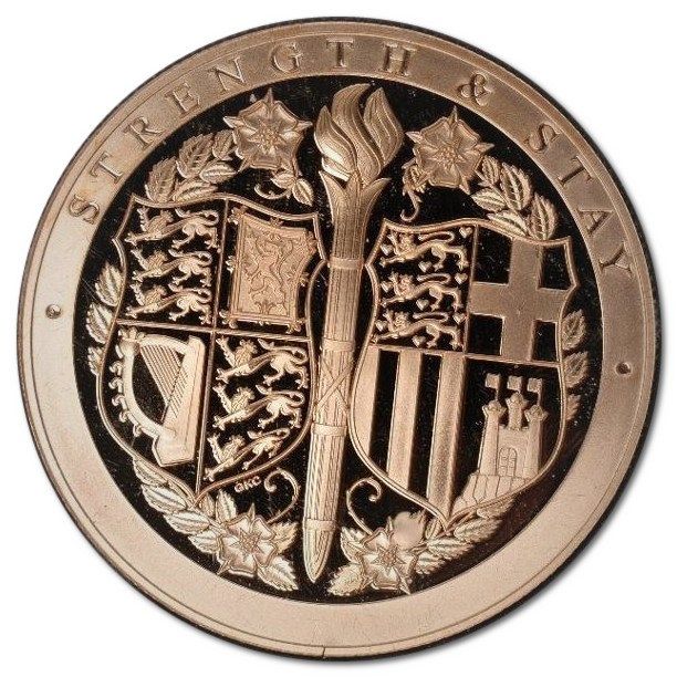 Gibraltar 5 Sovereigns - Elizabeth II Strength and Stay