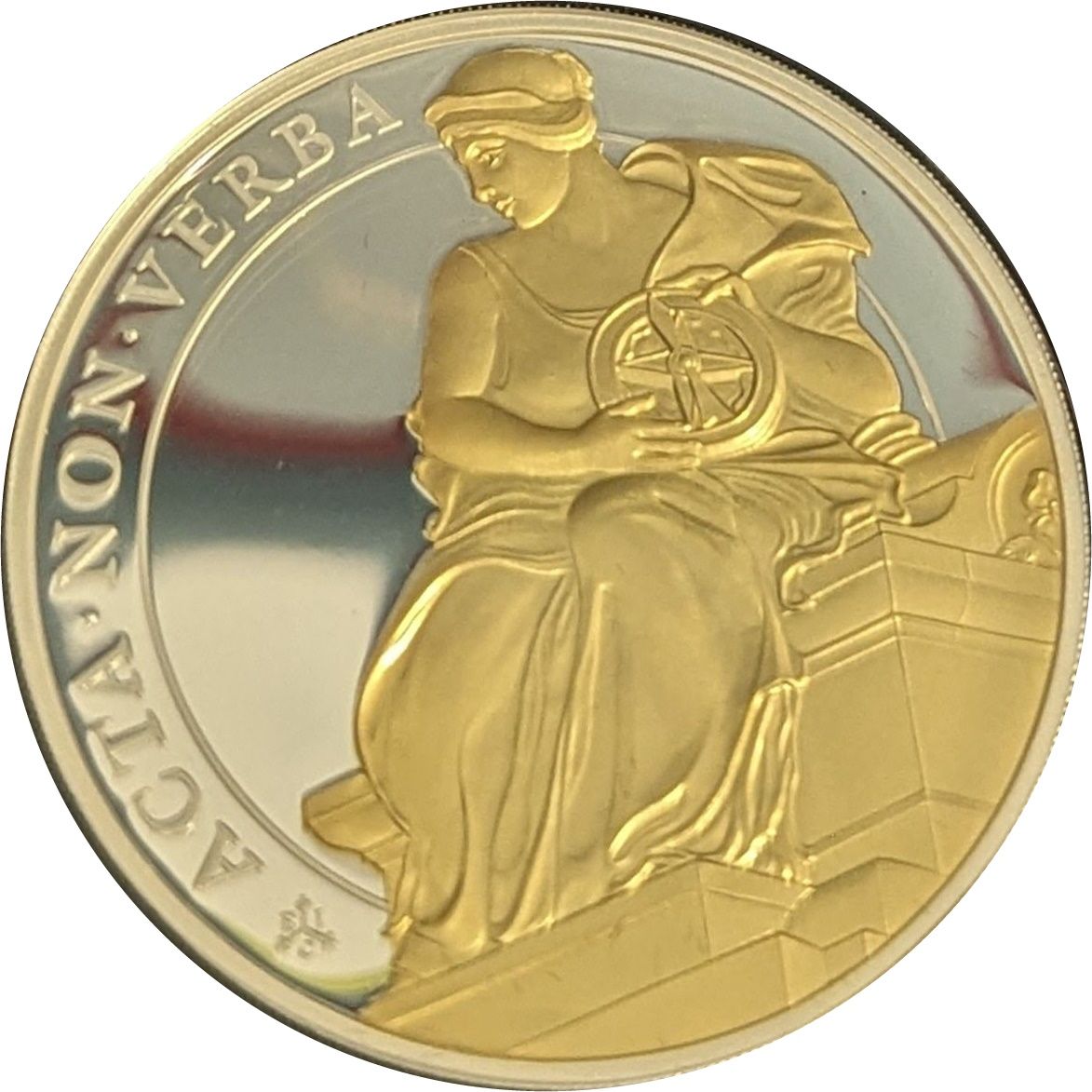 Saint Helena 1 Pound - Elizabeth II Constancy, gilding