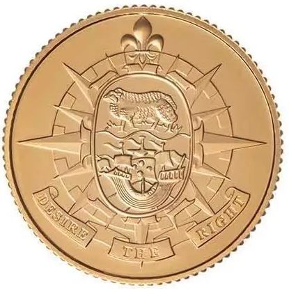 Gibraltar ½ Sovereign - Elizabeth II Falkland Islands Conflict