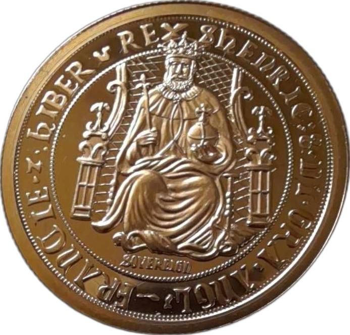 Jersey 1 Sovereign - Elizabeth II King Henry VIII