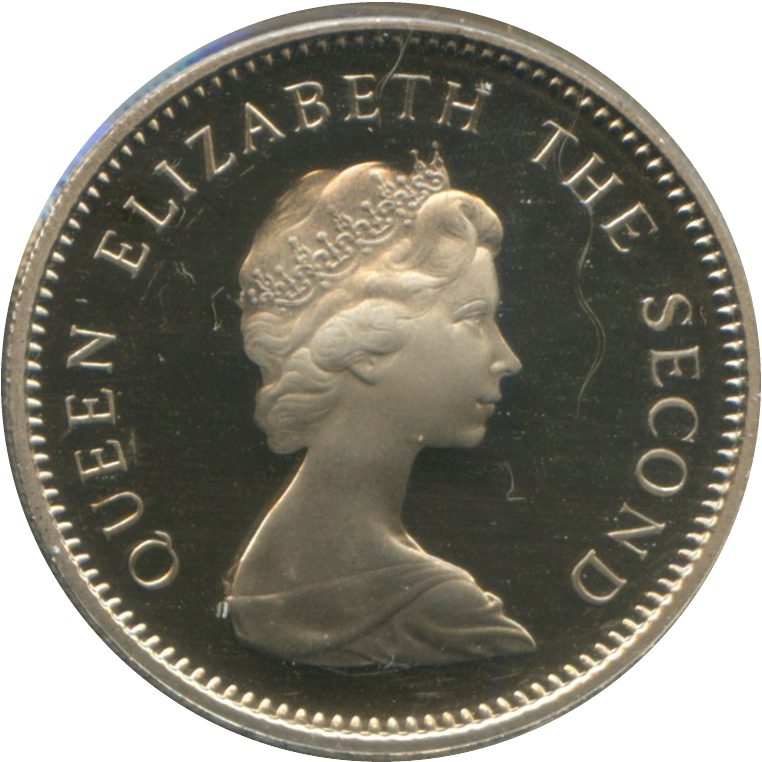 Jersey 5 New Pence - Elizabeth II 2nd portrait obverse