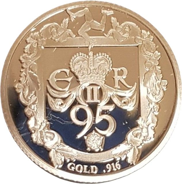 Isle of Man 1 Sovereign - Elizabeth II Queen Birthday
