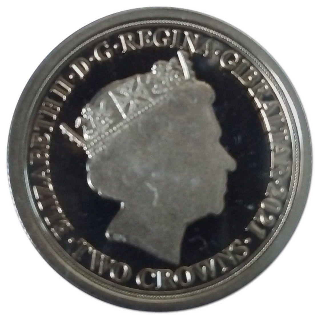 Gibraltar 2 Crowns - Elizabeth II Half Crown obverse