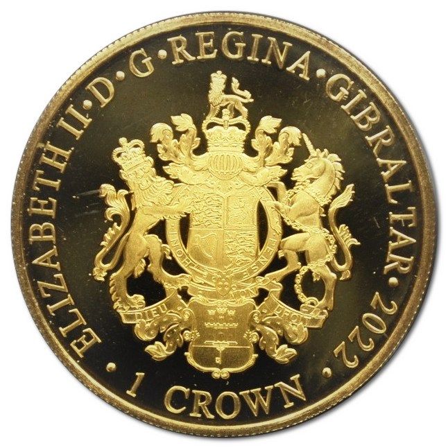 Gibraltar 1 Crown - Elizabeth II Diana Princess of Wales obverse