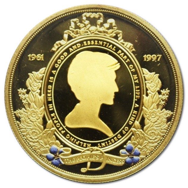 Gibraltar 1 Crown - Elizabeth II Diana Princess of Wales