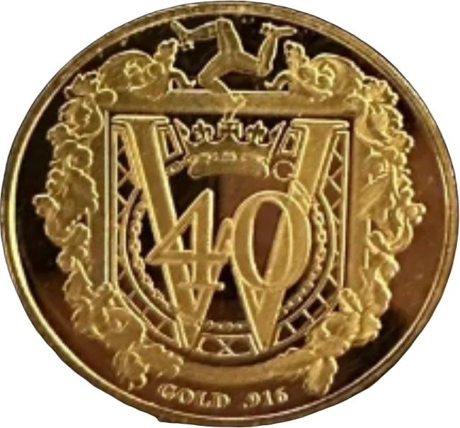 Isle of Man 2 Sovereigns - Elizabeth II Prince William 40th Birthday; Gold Proof