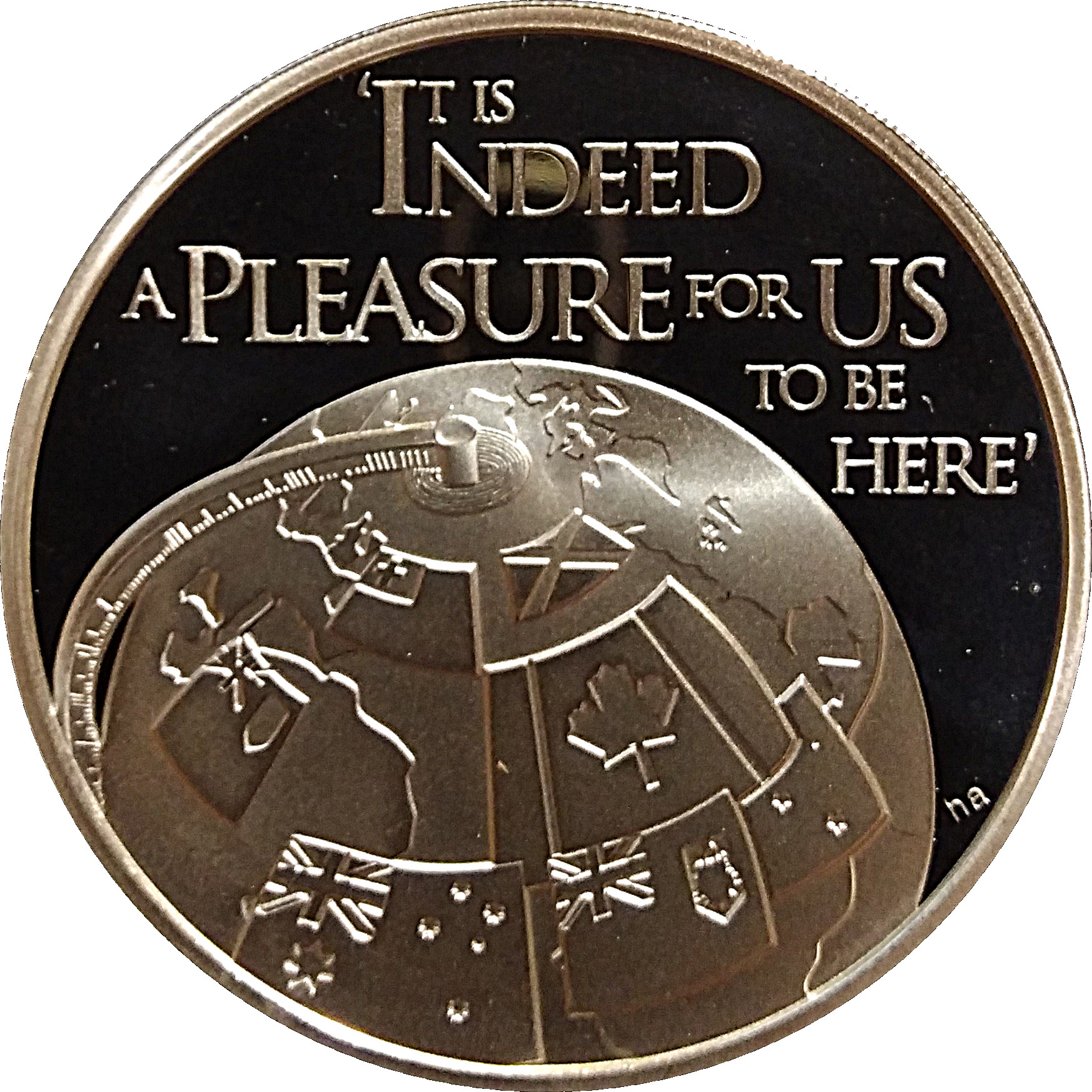 Saint Helena and Ascension 25 Pence - Elizabeth II Diamond Jubilee reverse