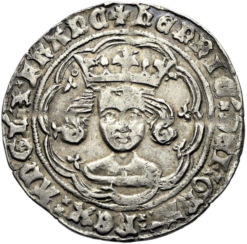 1 Groat - Henry IV Light coinage obverse