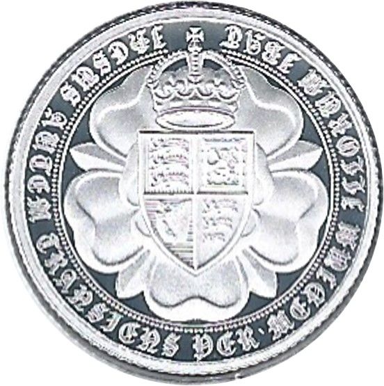 Gibraltar 1 Sovereign - Charles III 535 years of Sovereign; Silver