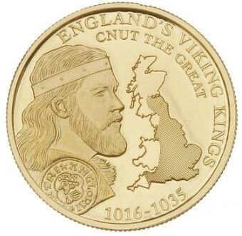 Gibraltar 10 Pounds - Elizabeth II Cnut the Great