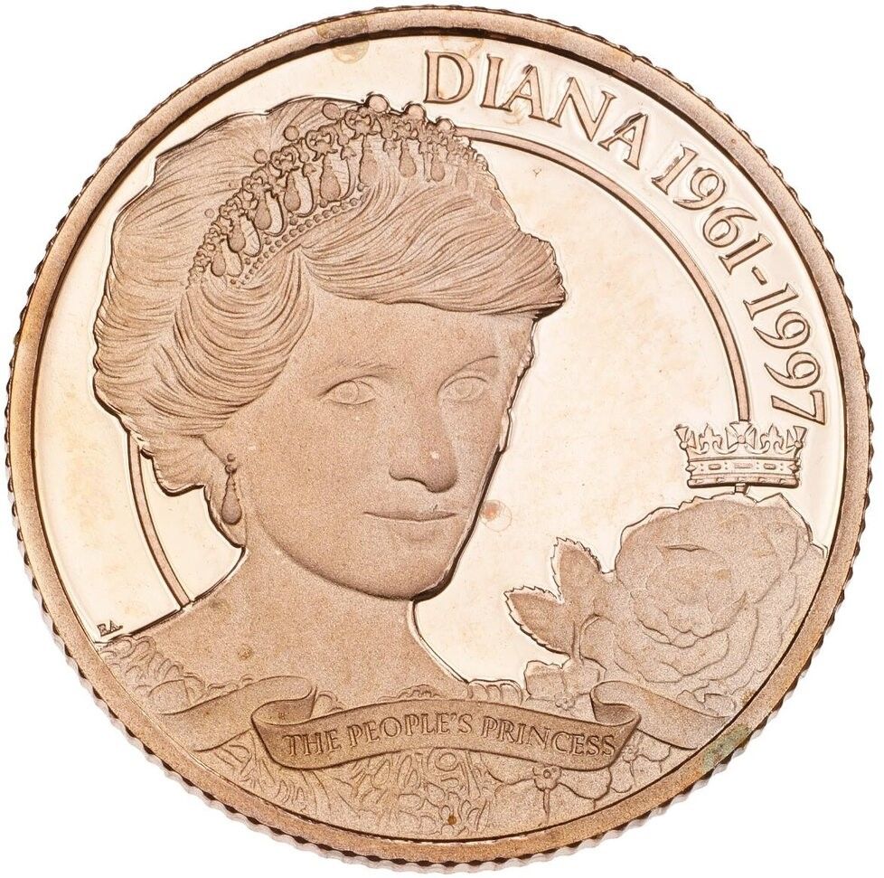 Gibraltar ⅕ Crown - Elizabeth II Diana, Princess of Wales