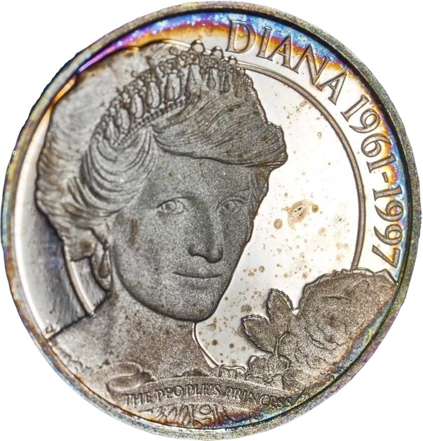 Gibraltar ⅒ Crown - Elizabeth II Diana, Princess of Wales