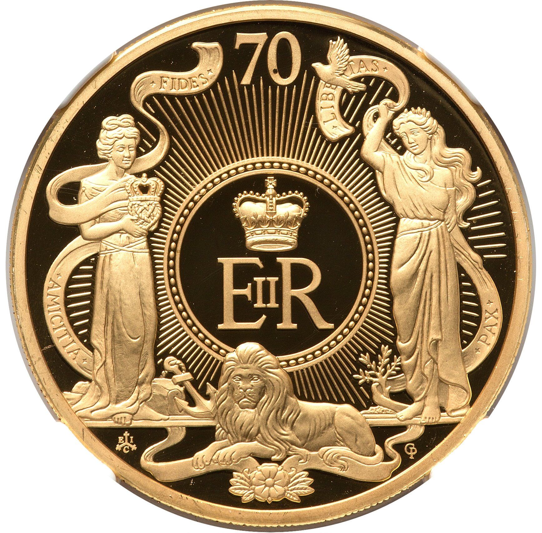 Saint Helena 5 Pounds - Elizabeth II Platinum Jubilee