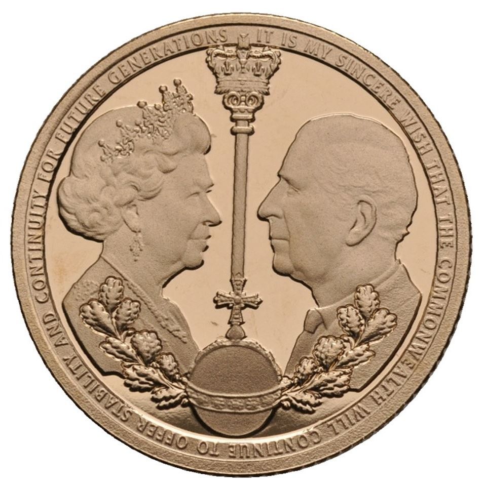 Gibraltar 1 Sovereign - Charles III King's Accession