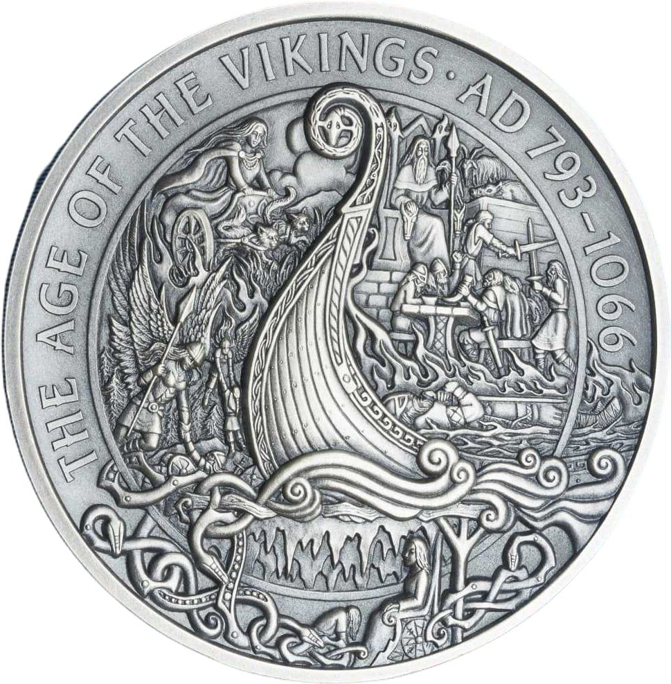 Isle of Man 100 Pounds - Elizabeth II The Age of the Vikings