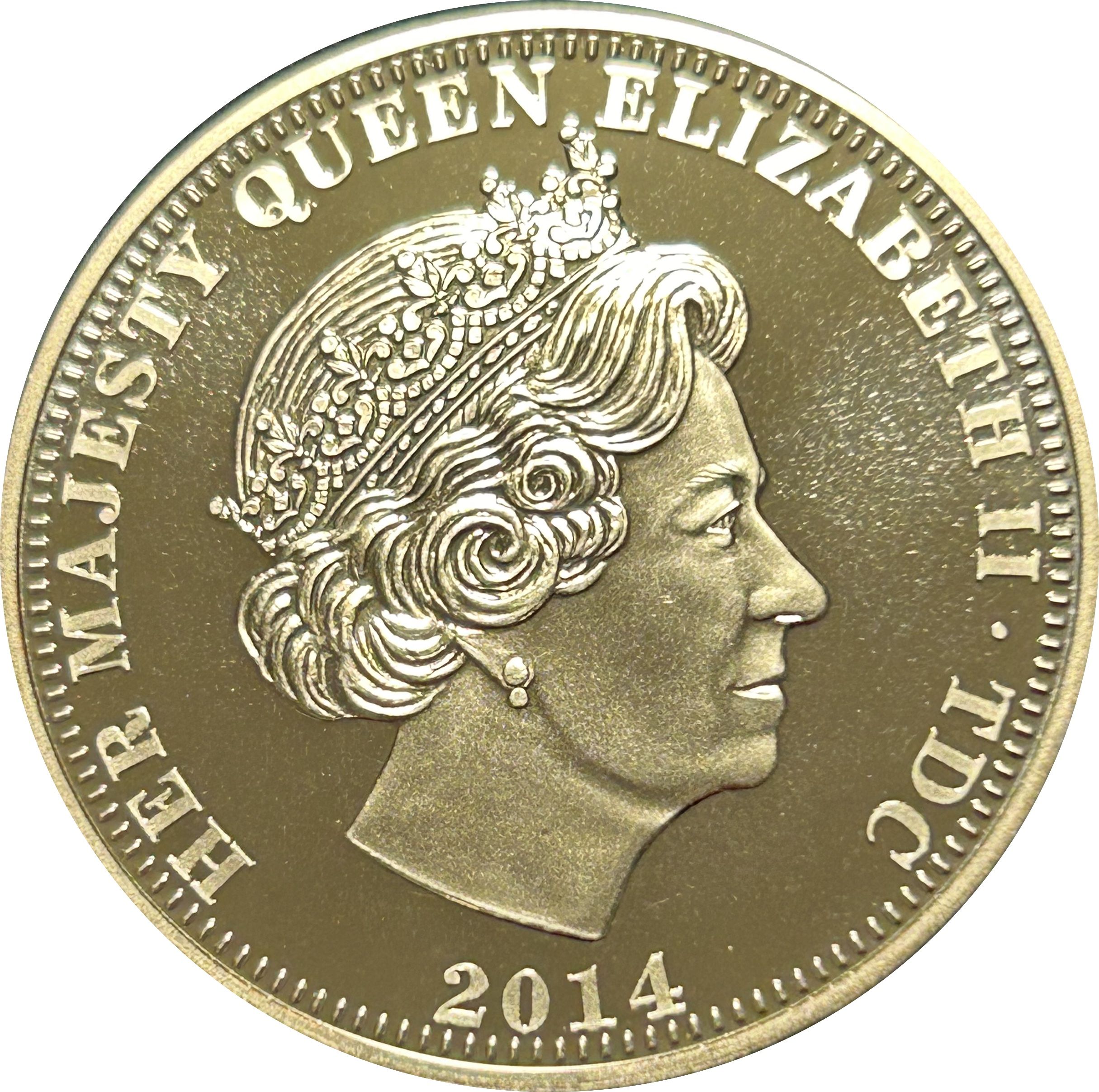 Tristan da Cunha 1 Crown - Elizabeth II Prince George obverse