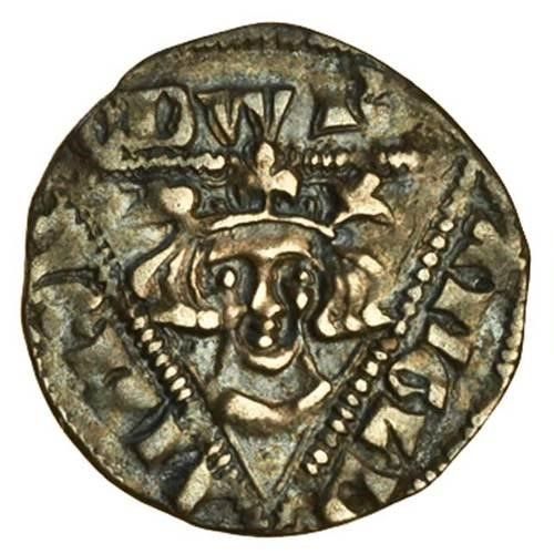 Ireland ½ Penny - Edward I Second coinage, Class I, Waterford obverse