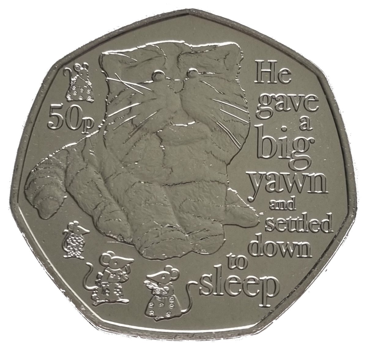 Guernsey 50 Pence - Charles III Bagpuss