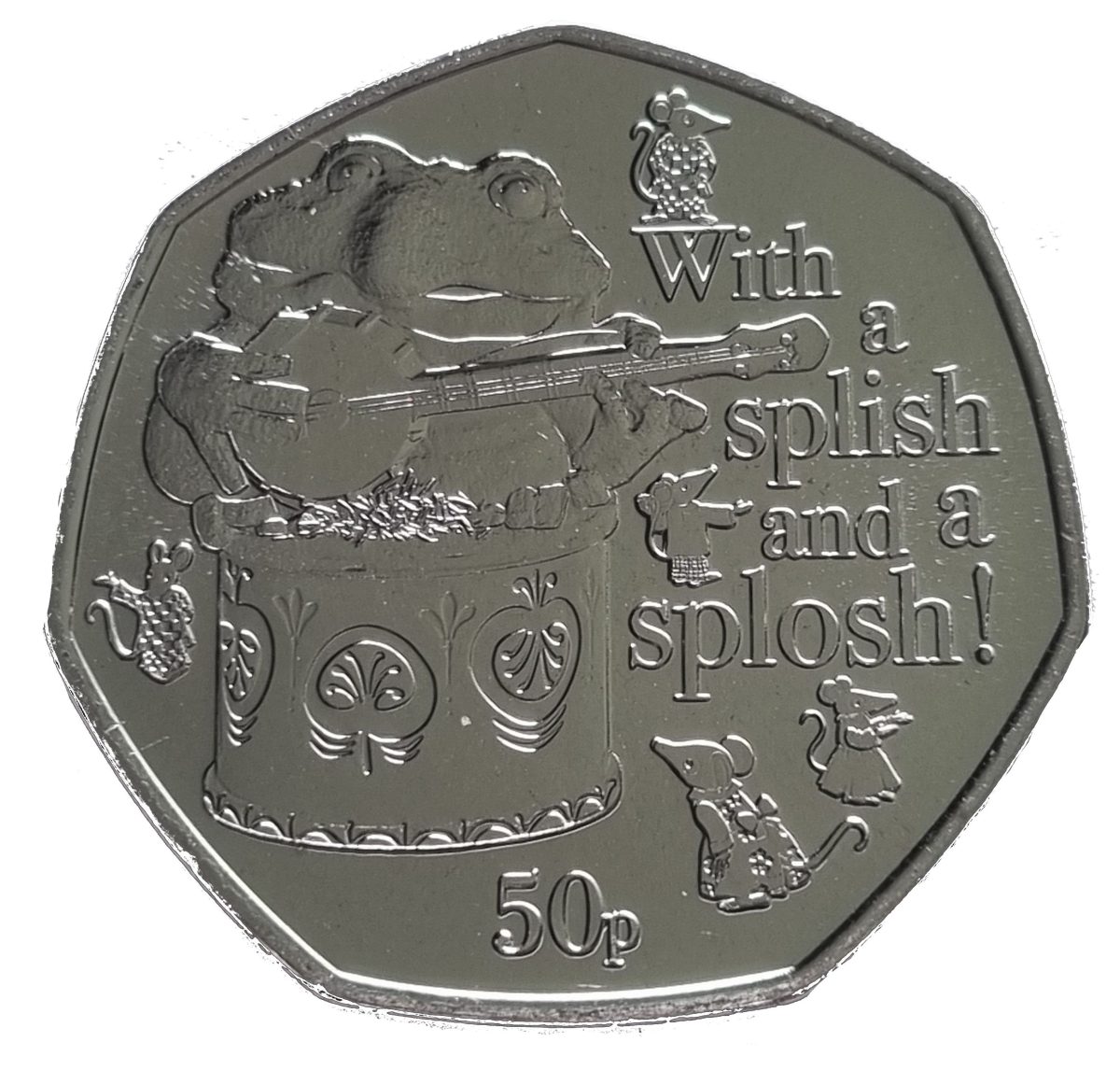 Guernsey 50 Pence - Charles III Gabriel reverse