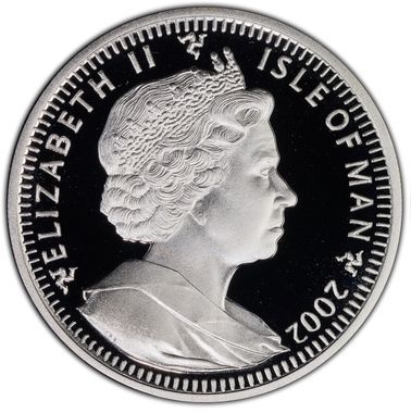 Isle of Man 1 Crown - Elizabeth II Princess Diana; Silver Proof obverse