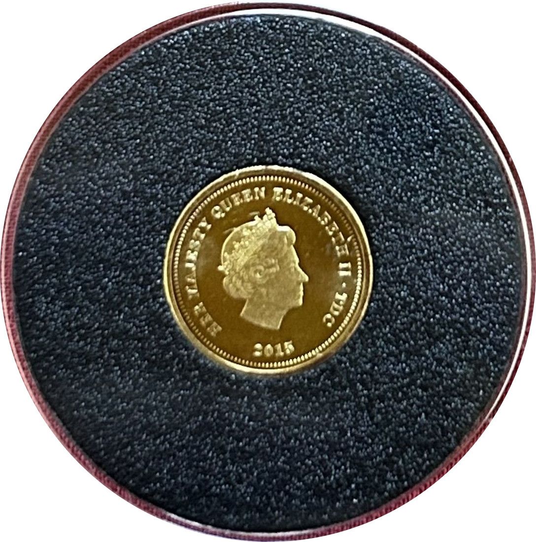 Tristan da Cunha 1 Crown - Elizabeth II 63 years reign obverse